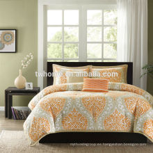 Diseño Inteligente Senna Bedding Orange Duver Cubierta Set Senna